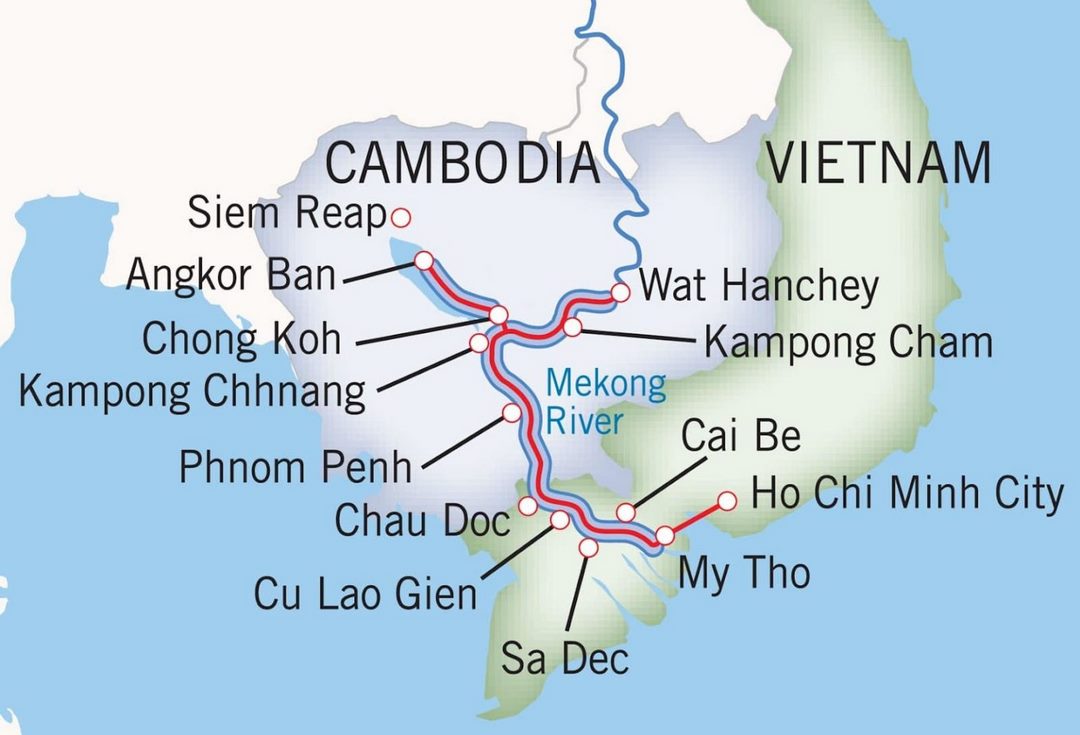 Bordering Cambodia