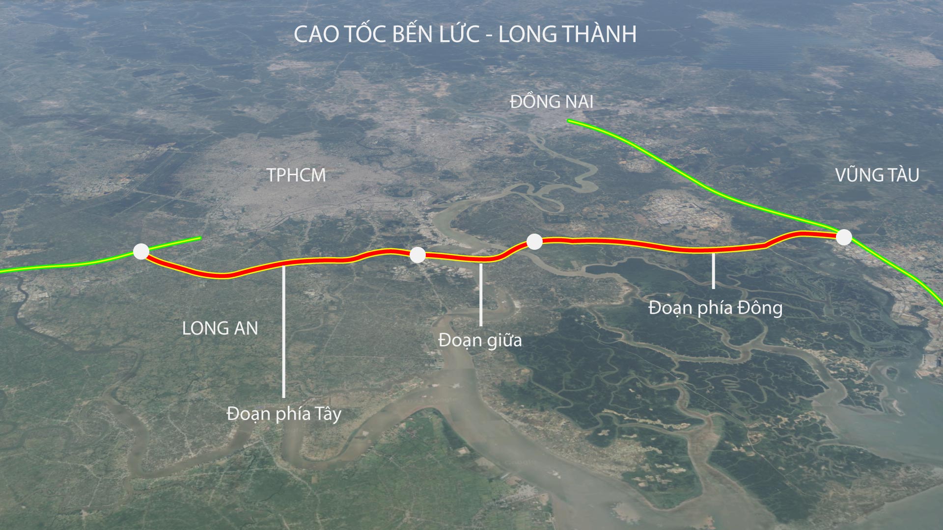 Expressway from Ho Chi Minh City to the West
