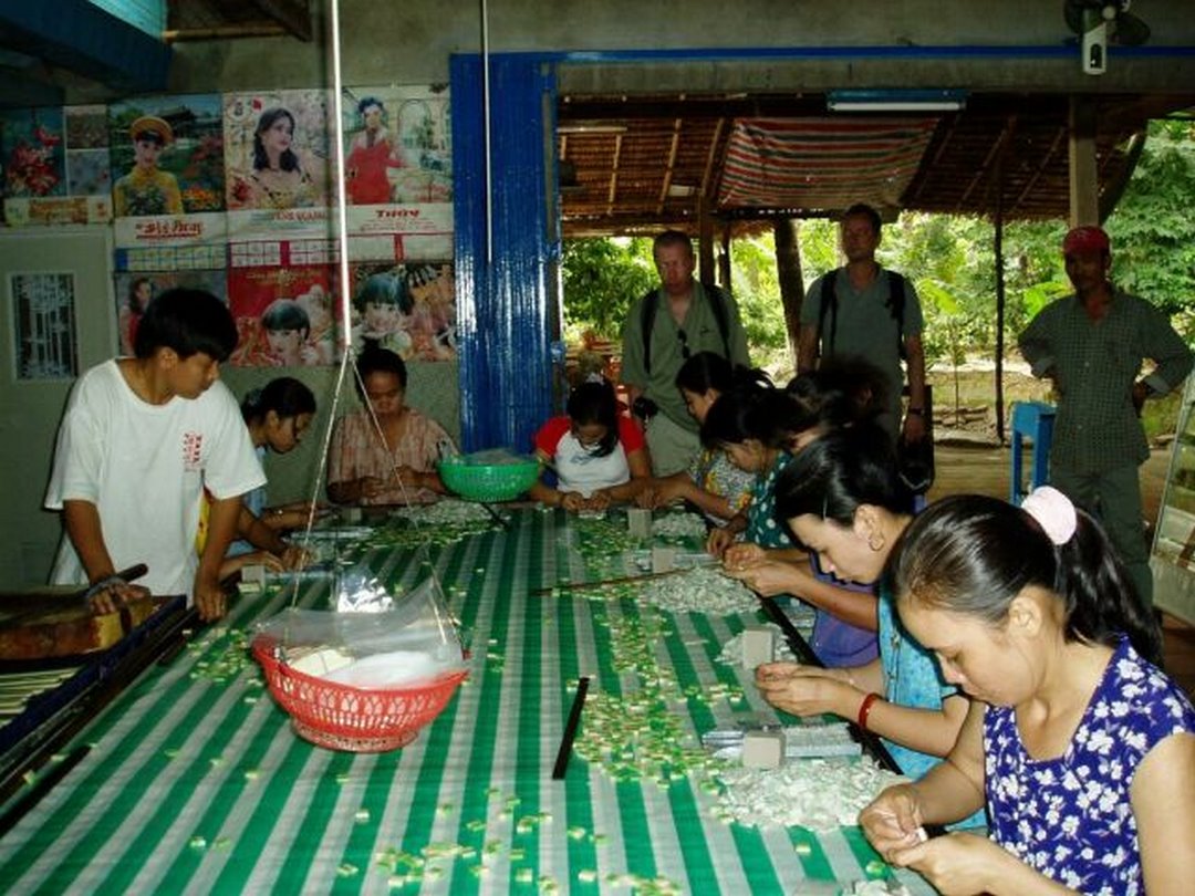 Inside a coconut candy workshop in the Mekong Delta, where the chewy Ben Tre specialty is made