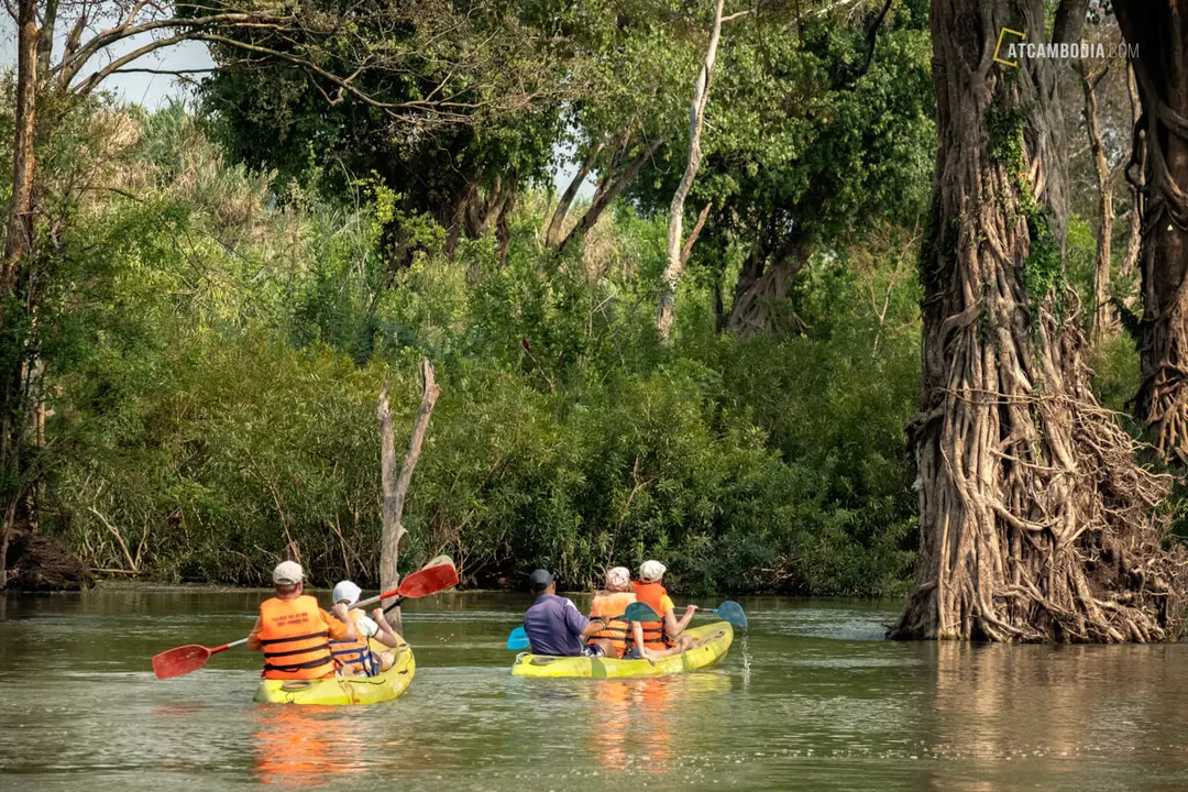 Adventure activities such as cycling, kayaking, and local homestays in Mekong