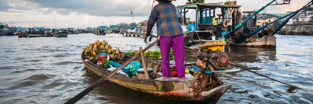 Cai Rang and Cai Be floating markets