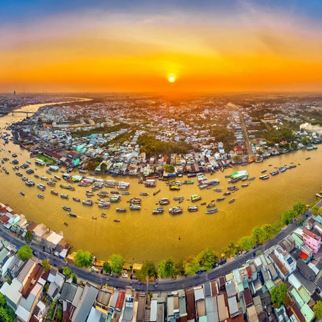 Can Tho city waterfront