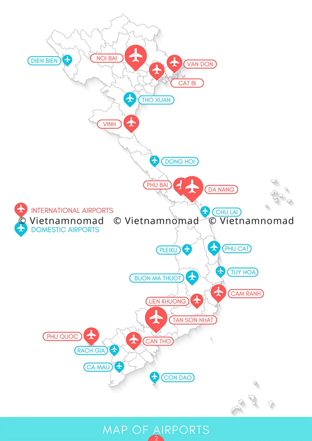 map of Can Tho International Airport location