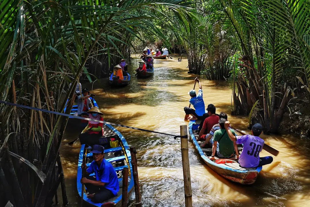 Mekong Delta canoe canal ride