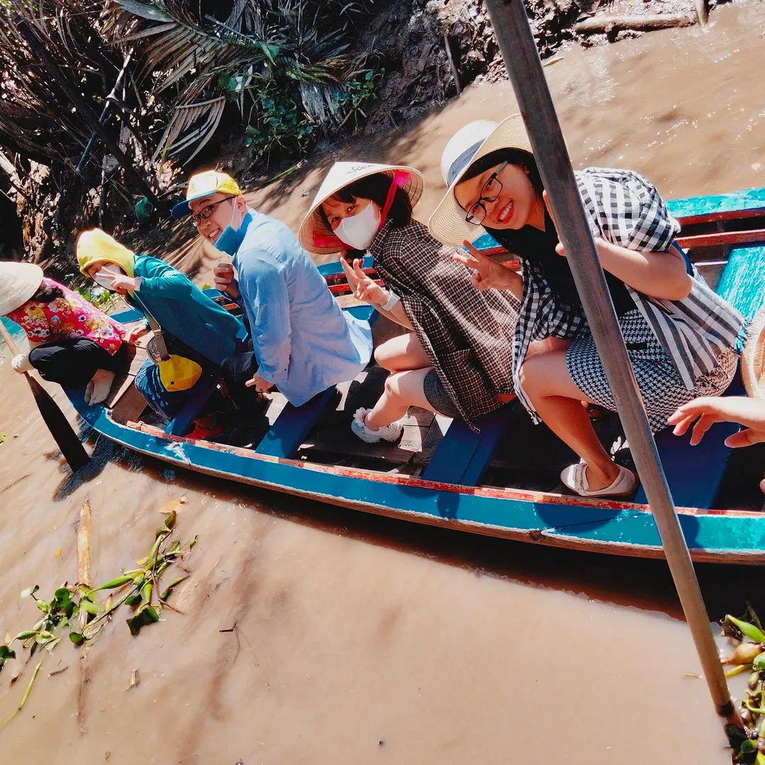 Mekong Delta Travel agency office exterior Vietnam
