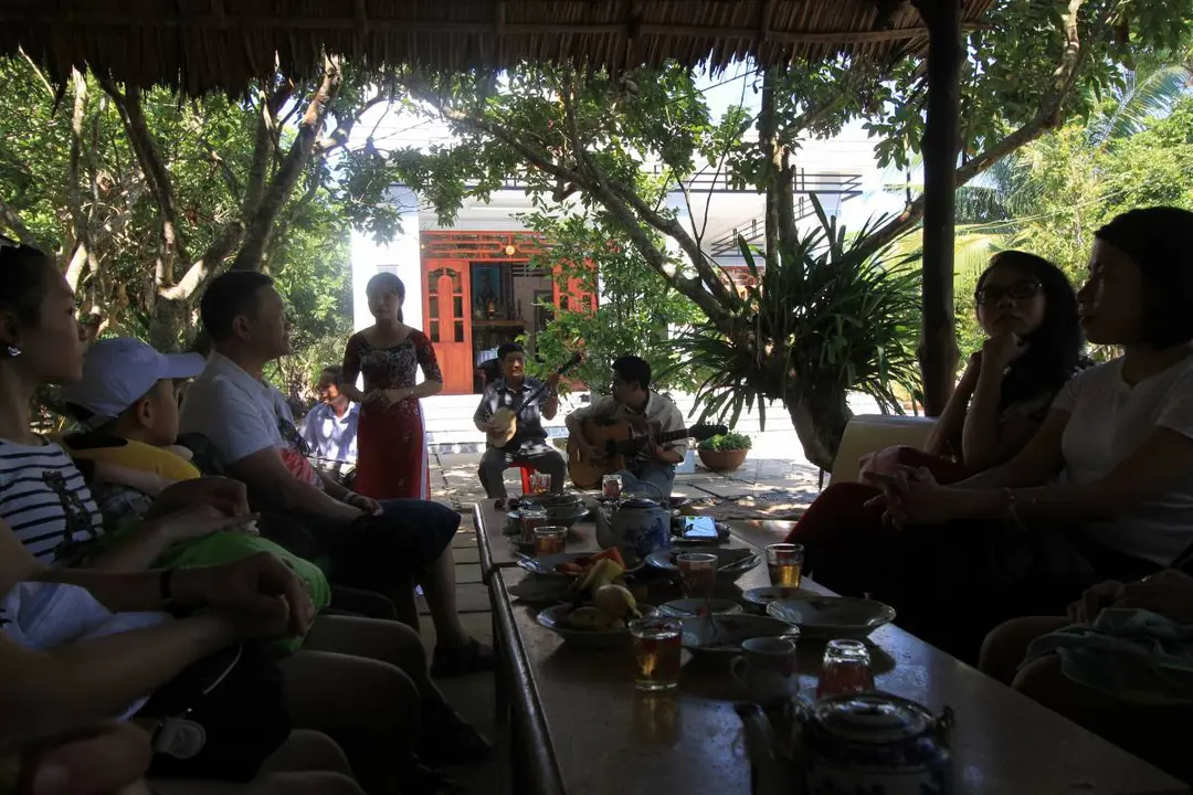 tasting fruit orchards Unicorn Island Mekong